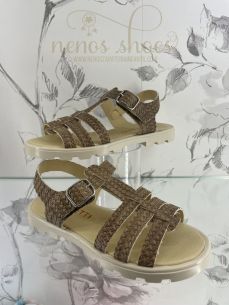 Sandalia Confetti espiga camel 2