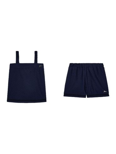 Conjunto Guess short & top plumetti