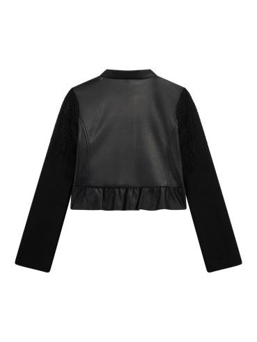 Cazadora Guess piel sintética strass