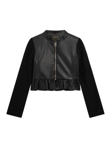 Cazadora Guess piel sintética strass