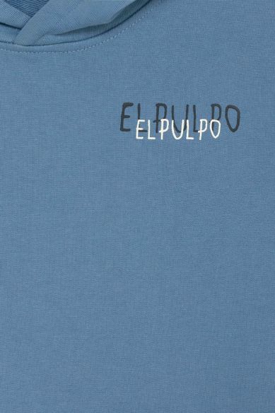 Sudadera El Pulpo oversize capucha indigo
