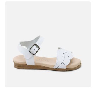 Sandalias Eli hoja blanco 2
