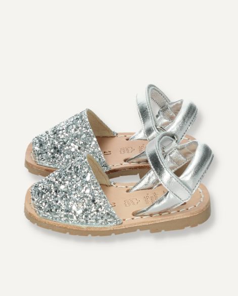 Menorquinas Ria glitter correa