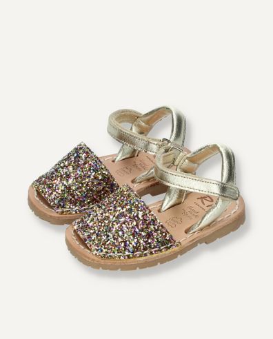 Menorquinas Ria glitter correa