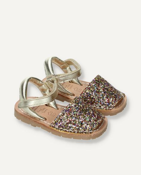 Menorquinas Ria glitter correa