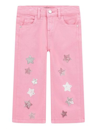 Pantalones Guess rosa estrellas