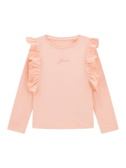 Camiseta Guess volante y manga larga