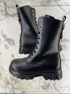 Botas  confetti militares anillas