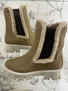 Botas Confetti serraje arena