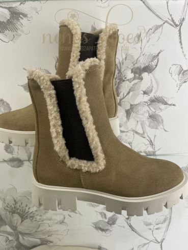 Botas Confetti serraje arena