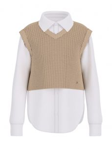 Camisa y chaleco Guess