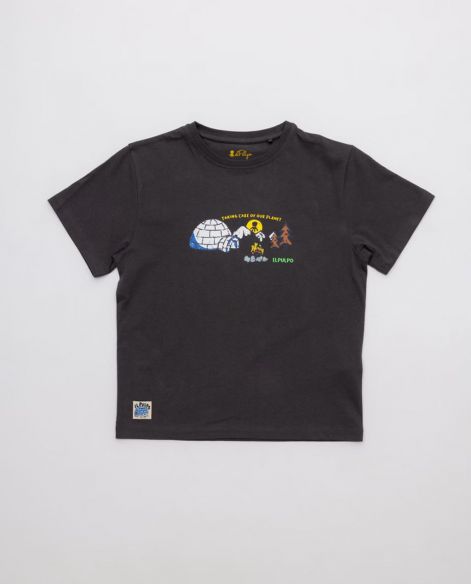 Camiseta El Pulpo iglú antracita