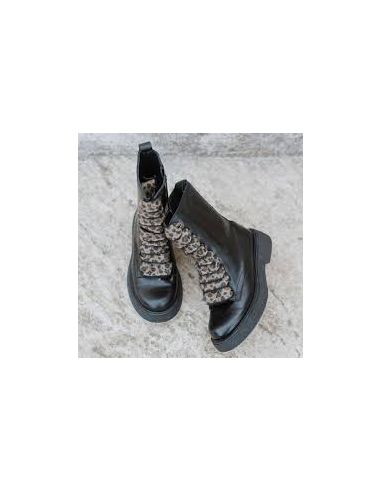 Botas Eli militar lazo print