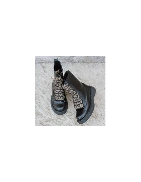 Botas Eli militar lazo print